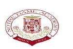 加州圣母中学-Logo,Notre Dame Academy-logo