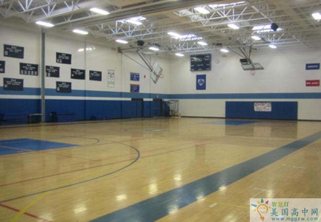 Allendale Columbia School-艾伦戴尔哥伦比亚中学-Allendale Columbia School的篮球场.JPG