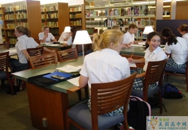 The Hockaday School-霍克黛女子中学-Hockaday School的图书馆